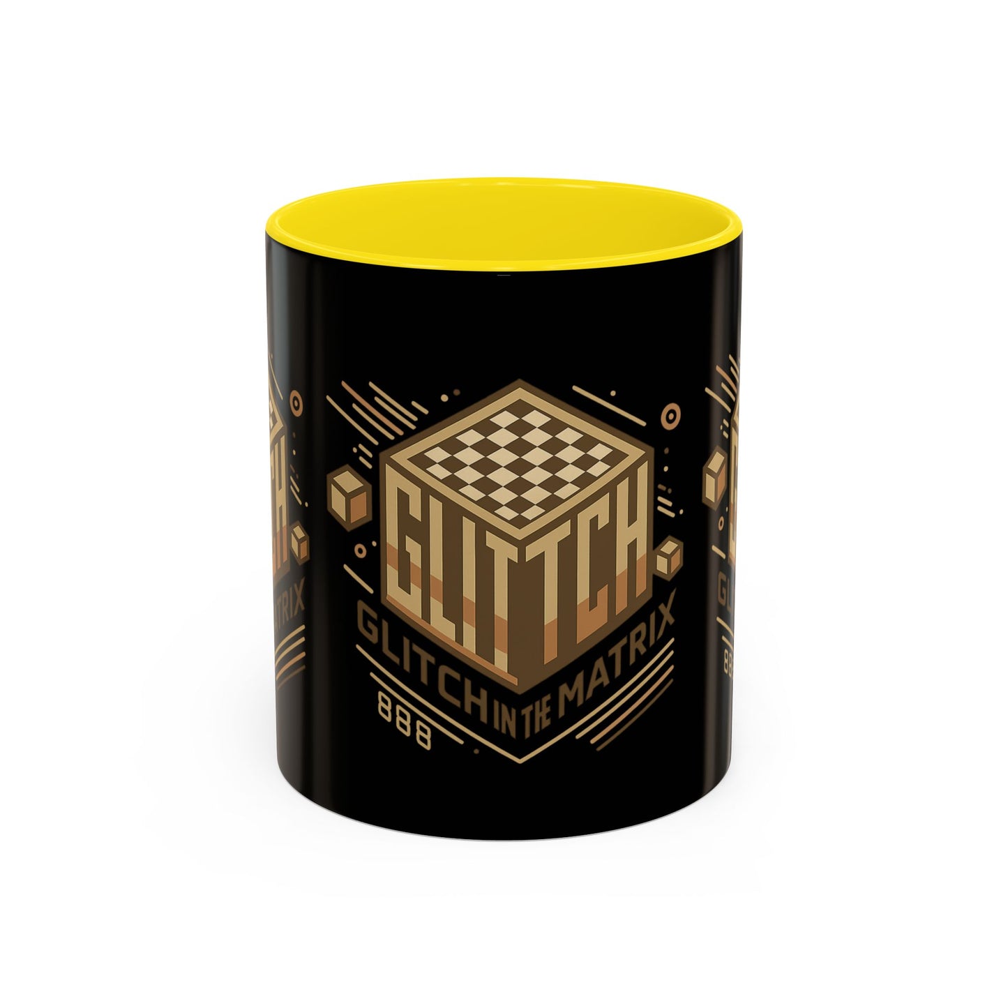 Golden Glitch Mok – Goud in je Ochtendroutine