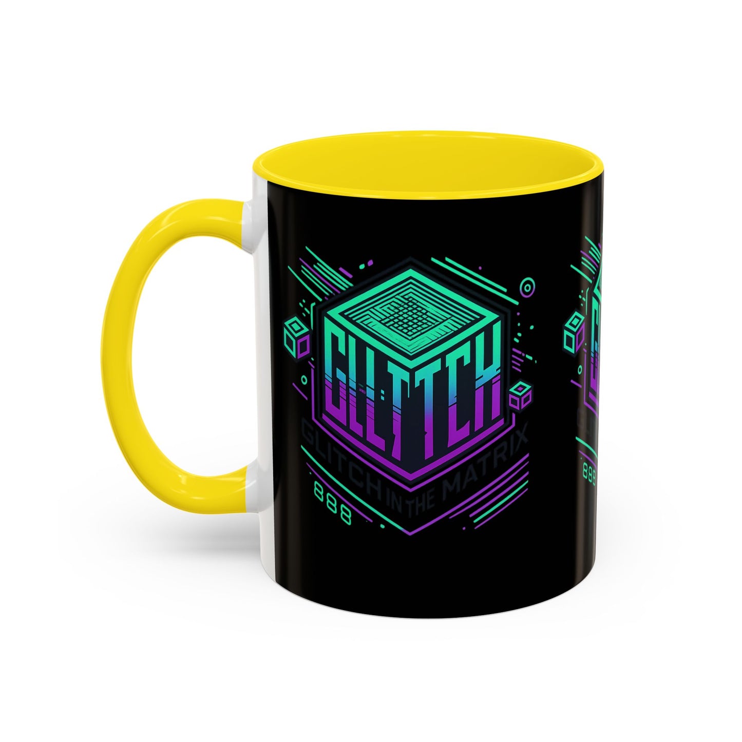 Glitch Mok – Koffie met een Kwantumtwist
