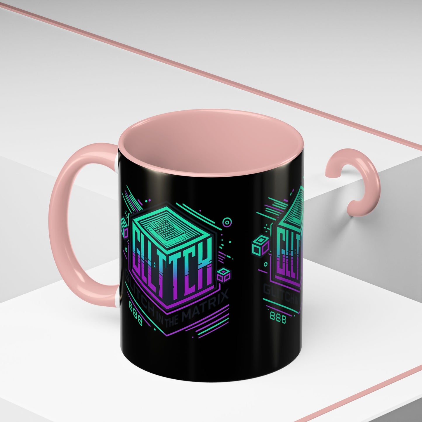 Glitch Mok – Koffie met een Kwantumtwist