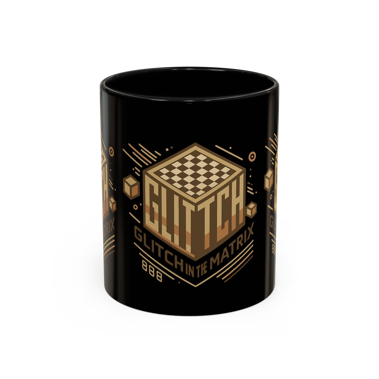 Golden Glitch Mok – Goud in je Ochtendroutine