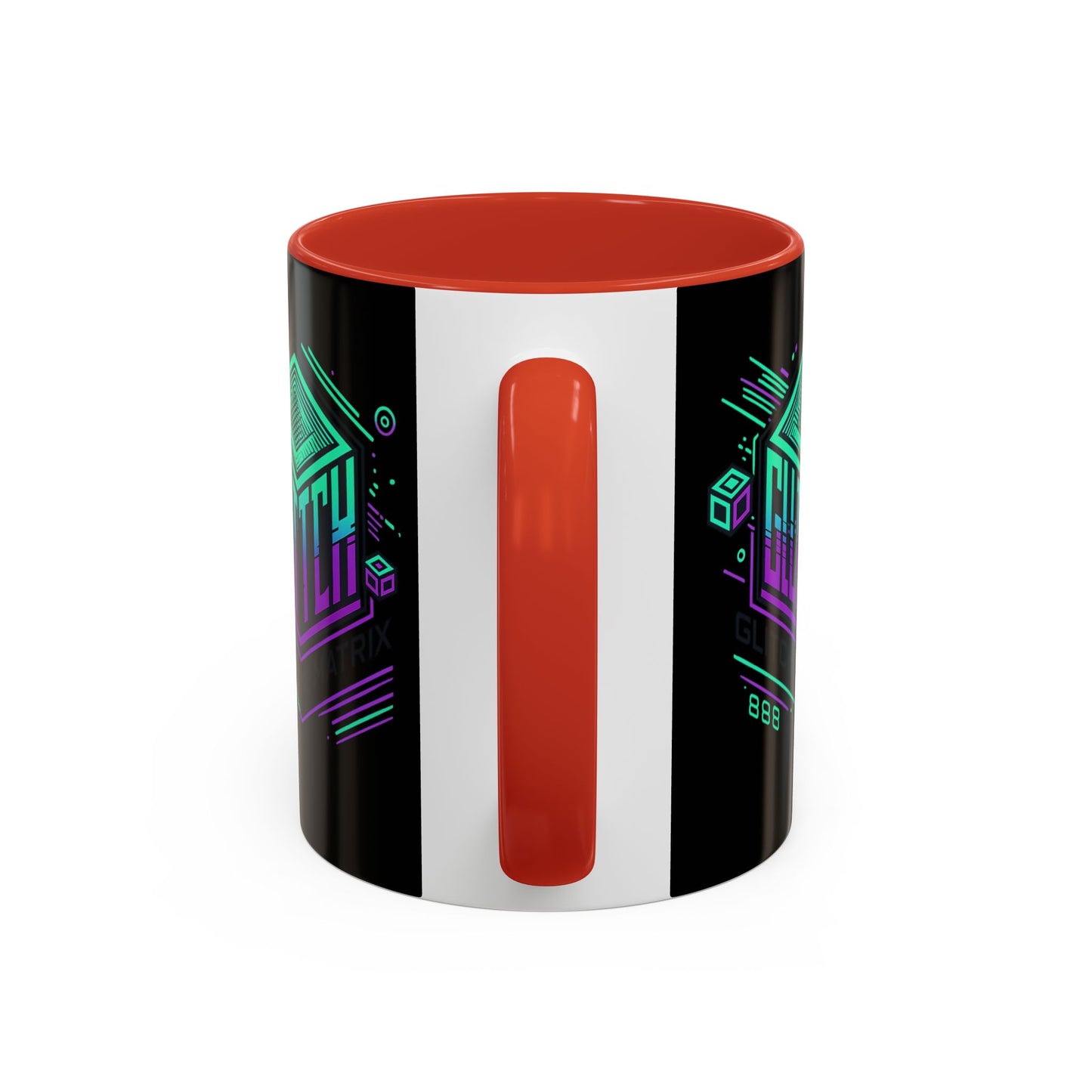 Glitch Mok – Koffie met een Kwantumtwist