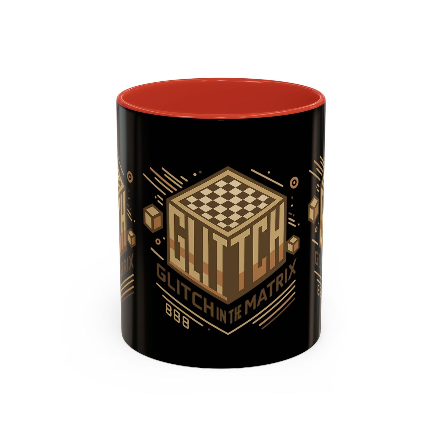 Golden Glitch Mok – Goud in je Ochtendroutine