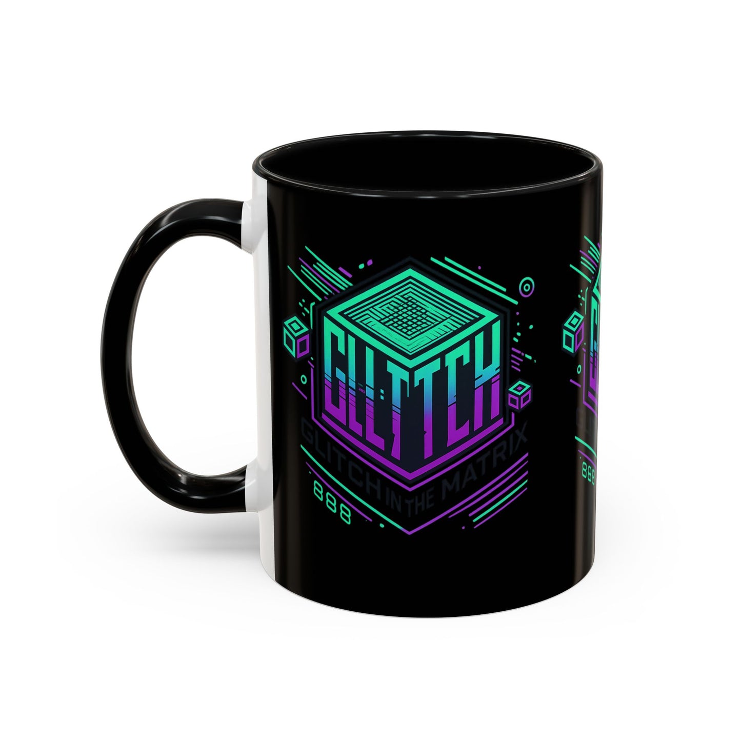 Glitch Mok – Koffie met een Kwantumtwist