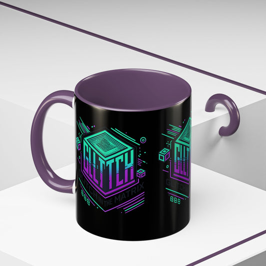 Glitch Mok – Koffie met een Kwantumtwist